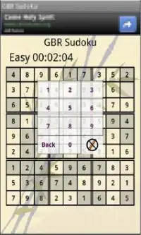 GBR Sudoku Screen Shot 2
