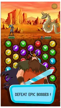 Rune Legends : Match 3 Fighting Puzzle Quest RPG Screen Shot 3