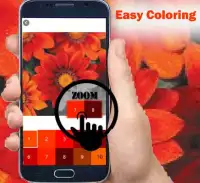 Gazania Flowers Color By Number-Pixel Art Screen Shot 4