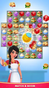 Indian Food Baash : Best Funny Match 3 Puzzle Game Screen Shot 3