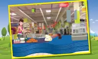 Supermarket boy food shopping Screen Shot 3