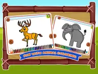 Zoo Animals Sounds Games - Coloring Jigsaw Puzzle Screen Shot 1