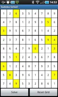 Sudoku Solver Screen Shot 2