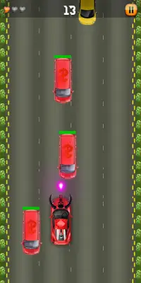 Road Rider : Car Racing and Shooting Game Screen Shot 1