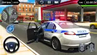 Polizia auto Guidare - crimine Simulatore Screen Shot 1