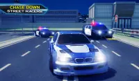Jalan raya Kepolisian Mengejar Kecepatan tinggi Screen Shot 7
