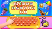 ordinateur portable alphabet - jeu éducatif Screen Shot 1