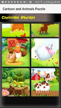 Sliding Puzzle Cartoon&Animals Screen Shot 0