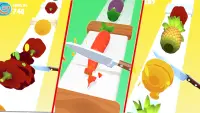 perfect fruit slices - cut skills Screen Shot 0