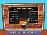 Times Tables Games For Kids - Multiplication Table Screen Shot 0