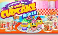 Emoji Cupcake Maker Games-Game Memasak Emoji yang Screen Shot 0
