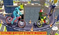 Amazing Superhero BMX Rider Stunt Racing Screen Shot 2