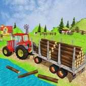 Tractor agrícola Cargo juegos transporte 3D