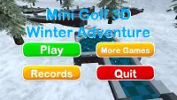 Mini Golf 3D Winter Adventure Screen Shot 1