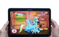 Rainbow Pony - trò chơi hóa trang ngựa Screen Shot 0