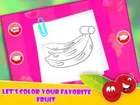 Fruit Pop Coloring For Toddler Screen Shot 8