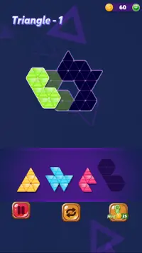 Block Triangle: Hexa Puzzle Screen Shot 1