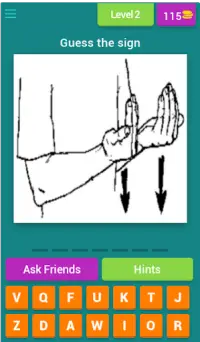Raten Sie das ASL-Zeichen Screen Shot 2