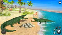 Angry Animal Crocodile Attack: Rescue Animal Games Screen Shot 2