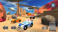 Mini Toy Car Racing Rush Game Screen Shot 2