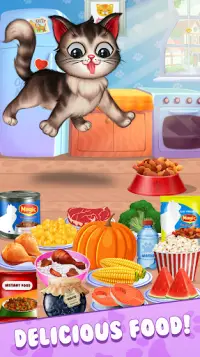 My Fluffy Kitty: Talking Pet DayCare Game For Kids Screen Shot 3