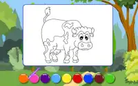 Coloring Game-Bright Bulls Screen Shot 4