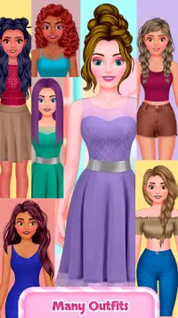 Princess Dress Up & Makeover - Salon Kecantikan Screen Shot 1