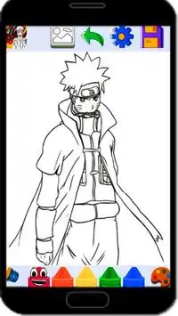 Naruto coloring Screen Shot 0