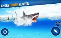 Spearfishing जंगली शार्क हंटर - मछली पकड़ने का खेल Screen Shot 2