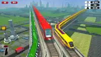 Racing In Train 2017: Fast Train Driving Simulator Screen Shot 5
