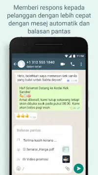 WhatsApp Business Screen Shot 1