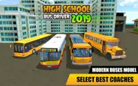 High School Bus Driver 2019: Jeu d'enfants gratuit Screen Shot 6
