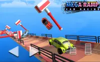 Mega Ramp Car Racing : Impossible Car stunts Game Screen Shot 3
