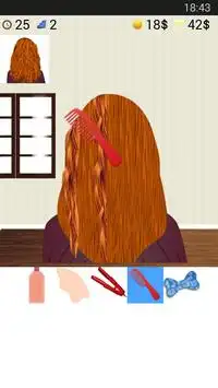 hairdresser women game Screen Shot 1