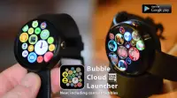 Watchface Tile Launcher dari Bubble Cloud Wear OS Screen Shot 6