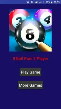 8 Ball Pool Two Player Screen Shot 0