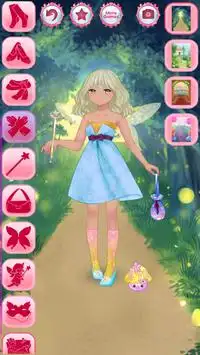 アニメフェアリーきせかえ-女の子のゲーム Screen Shot 14
