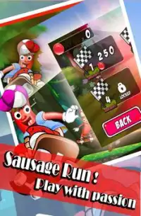 Sausage Run Game Screen Shot 2
