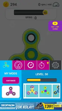 Hand Fidget Spinner Screen Shot 0