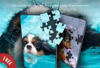 Puzzle dengan anak-anak anjing Screen Shot 5