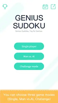 Sudoku genius - Puzzle Game Screen Shot 0