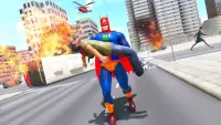 Bat Rope Hero City Rescue Game Screen Shot 0