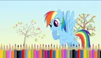 Cute Litle Pony Beautiful - Coloring Book Screen Shot 4