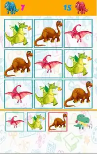 Dinosaur Sudoku-spel voor kinderen van 3 tot8 jaar Screen Shot 18