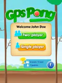 Gps Pong – Outdoor paddle ball Screen Shot 5