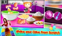 Bambola arcobaleno torta fai da te cucina gioco di Screen Shot 11
