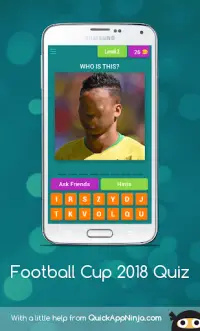 Football Cup 2018 Quiz Screen Shot 1
