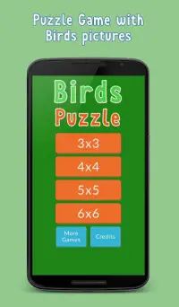 Jeu de puzzle: Oiseaux Screen Shot 0