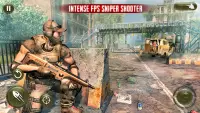 Real Commando Secret Mission Free Shooting Games Screen Shot 1