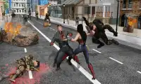 Wonder Girl Fighting : crime chase Screen Shot 2